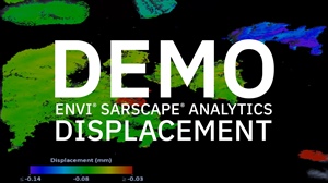 Displacement Mapping in ENVI SARscape Analytics Demo