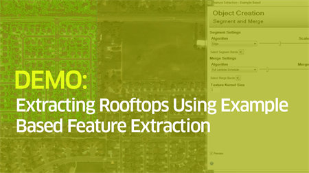 Extracting Rooftops Using Example Based Feature Extraction