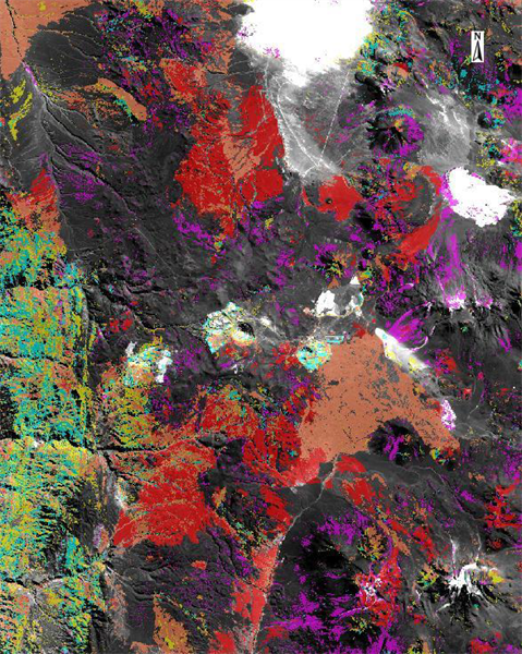 SRGIS Uses Remotely Sensed Data and ENVI to Target Locations for Mineral Excavation