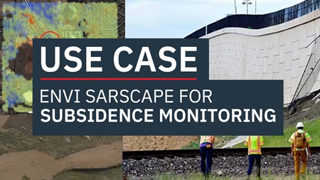 Monitoring Subsidence Using ENVI SARscape