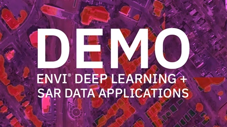 ENVI Deep Learning Applications Using SAR Data