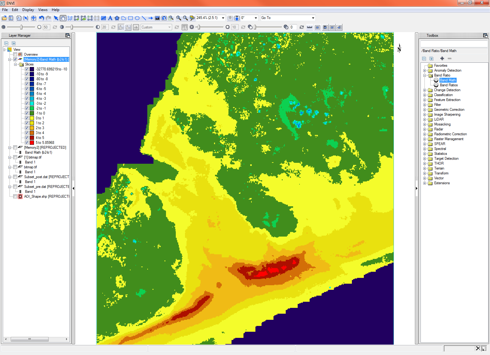 Analyze Coastal Erosion with LiDAR