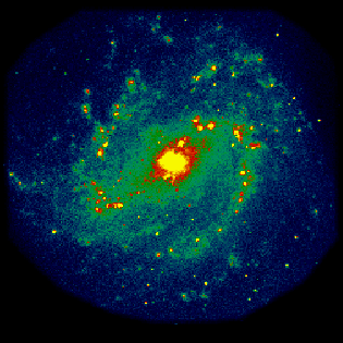 Galaxy is bigger and rotated 270 degrees