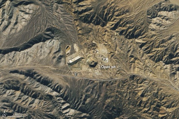 NASA Desis Mountain Pass CA