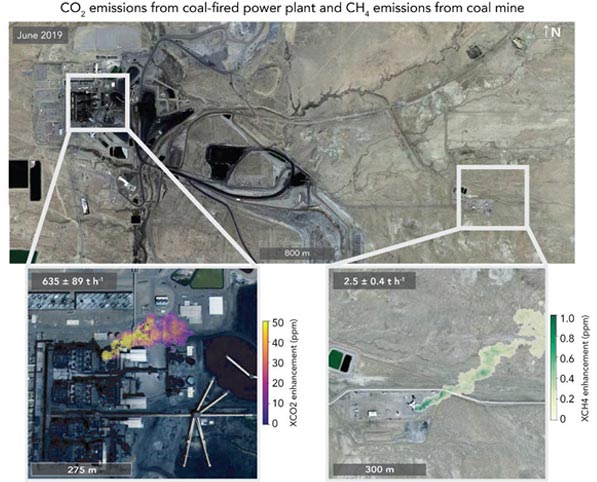 power plant venting methane to atmosphere