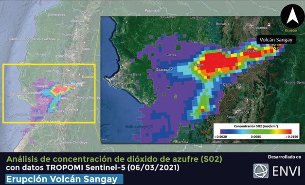 Sentinel data pocessed in ENVI