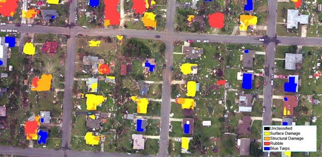 use deep learning to assess damage