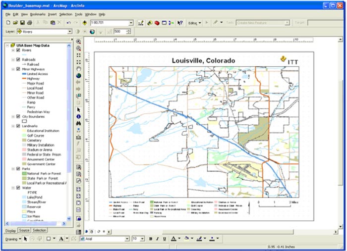 Figure 10: ENVI Tools for Vector Editing 